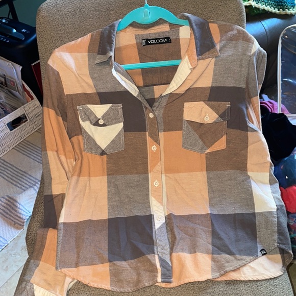 Volcom Plaid Shirt - Picture 1 of 7